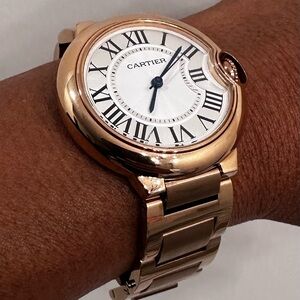 No Brand Luxury Watch Rose Gold plated 33cm Pristine condition w/ extra links